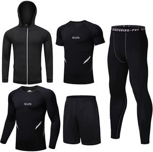 Gym Wear - Men Gym Clothes Man Compression .